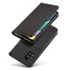 Magnet Card Case Wallet Flip Cover for Samsung Galaxy A12 5G, Black