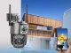 Dual Lens Outdoor PTZ WiFi Security Camera with Motion Detection, 6MP