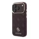 Guess Stripe Peony 4G MagSafe Case for iPhone 17 Pro / 18 Pro - Burgundy