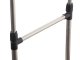 Mobile Clothing Rack with Double Rail and Shelf, 165 cm