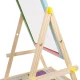 Children\'s Double-sided Magnetic Wooden Drawing Board with Accessories, 65cm