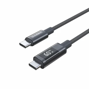 Choetech XCC-1068 USB-C to USB-C Cable with Display PD 60W 1.2 m - Black