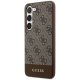 Guess Samsung Galaxy S24 Plus Case 4G Stripe Collection, Brown