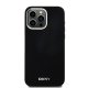 Apple iPhone 15 Pro Max 6.7\'\' DKNY Liquid Silicone Small Metal Logo MagSafe Case Cover, Black
