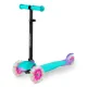 Ricokids Loco 3-Wheel Scooter - Turquoise and Pink for Kids