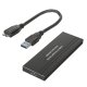 Maclean MCE582 M.2 NGFF SSD Enclosure, USB 3.0, Aluminum