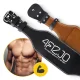4FIZJO Leather Weightlifting Belt L, Black
