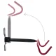 Maclean MC-430 Wall-Mounted Bike Rack, Steel, 30kg, Black/Red