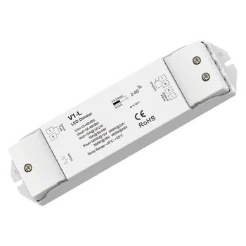 Single Color LED Controller V1-L 12-48V 15A with Push-Dim & RF Control