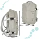 Travel Backpack for Cabin Luggage Ryanair / Wizzair with USB, Grey