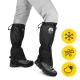 Hiking Gaiters MOUNTAIN GOAT, Waterproof Shoe Gaiters, 40 cm, Black