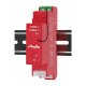 Shelly Wave Pro 1PM DIN Rail Smart Relay with Power Measurement, Red