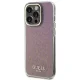Guess iPhone 15 Pro Case IML Faceted Mirror Disco Iridescent, Pink