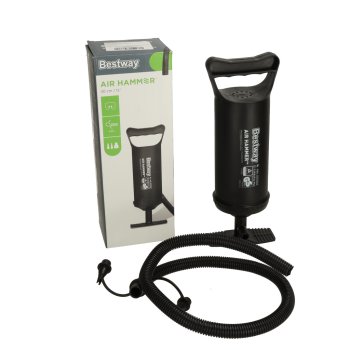 BESTWAY 62002 Piston Hand Air Pump 30cm for Mattresses, Boats, Pools
