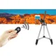 Camera Phone Tripod Stand with Phone Holder and Remote Control, 35-105 cm