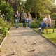 Bocce Ball Set with 8 Steel Boules Petanque Balls and Carrying Case