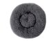 Soft Plush Donut Dog Bed for Dogs and Cats 80 cm, Dark Grey