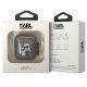 Karl Lagerfeld AirPods Case Glitter Karl&Choupette Black