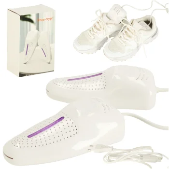 Electric Shoe Dryer for Boots, Gloves, and Hats, white