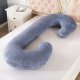 Multifunctional Maternity Pregnancy and Breastfeeding Pillow C-shape, 130x70cm
