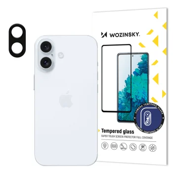 Wozinsky Full Camera Glass 9H Tempered Glass for iPhone 16 Plus Camera, 0.2 mm
