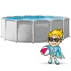 Intex Prism Frame 26726 Frame Swimming Pool 457 x 122 cm with Pump