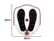 Electric Foot Massager with Vibration, Heat and Adjustable Intensity