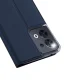 Dux Ducis Skin Pro Flip Case for Oppo Reno 8 with Card Pocket and Stand, Blue