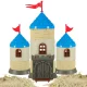 Kinetic Sand for Kids 750g with Castle Building Kit