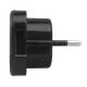 Maclean MCE72 UK to EU Power Adapter, Black