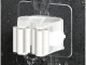 Self-Adhesive Broom and Mop Holder, White
