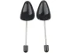 Spring Shoe Stretchers, Anti-Creasing, 2 pcs, Black, 37-42 Size