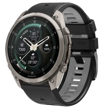 Tech-Protect Iconband Pro strap for Garmin Fenix 51 mm, black-grey