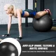4Fizjo 80 Gymnastic Ball, 85 cm, Black