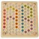 Wooden Bead Mosaic Educational Puzzle Montessori, 77 pcs