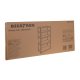 Heavy Duty Metal Storage Rack 180x90x40cm 1000kg Bigstren, black