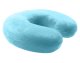 Blue memory travel pillow