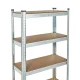 ModernHome Galvanized Steel Storage Rack 180x90x30 cm 5-Tier Shelving 875 kg