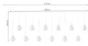 Light Curtain Iso Trade 108 LED, Warm White