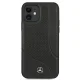 Mercedes iPhone 12 mini Case Perforated Area, Black