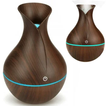 Air Humidifier and Aroma Diffuser, 200 ml, Dark Brown