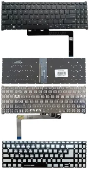 Keyboard for Acer Aspire A315-59, A515-57, A715-76, Backlit, US, Black