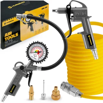 Humberg HM-256 Air Tool Set for Compressor, 6 Pieces