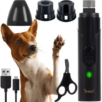 Purlov 23658 Electric Pet Nail Grinder and Clippers