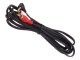 Maclean MCTV-824 Angled Mini Jack 3.5mm to 2RCA Cable, 1m, Black