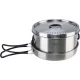 Campingaz 3-Piece Trekking Cookware Set, Stainless Steel