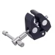 Clamping Bracket for Accessories with 1/4 and 3/8 Inch Screw Threads