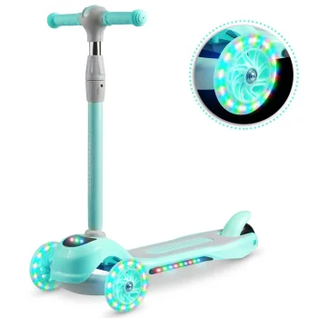 Ricokids Piko Mint Three-Wheel Scooter - Kids' Fun & Safe Ride