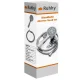Ruhhy 22006 Shower Set with Handheld Showerhead, Hose and Holder, Silver
