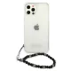 Guess iPhone 12 Pro Max Case Pearl Collection, Transparent